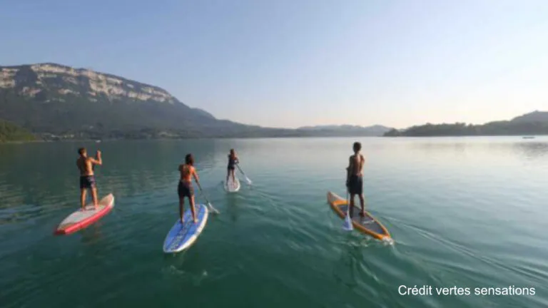 Paddle sur le lac d'Aiguebelette