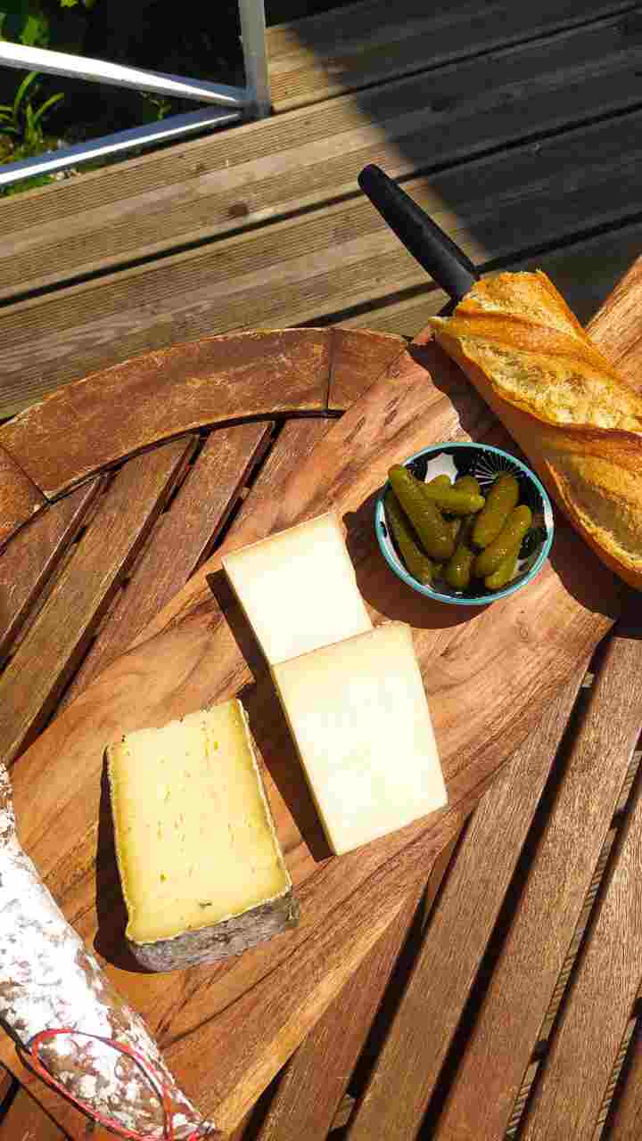 Planche fromages locaux